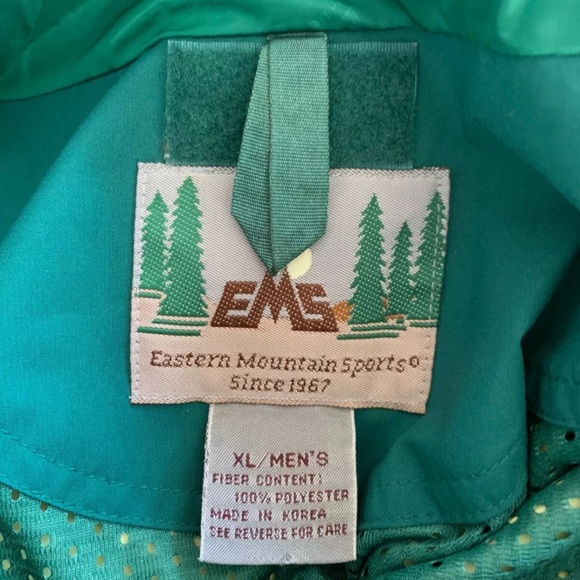 EMS Mens Green Full Zip Hooded Jacket Coat Parka - Picture 2 of 3